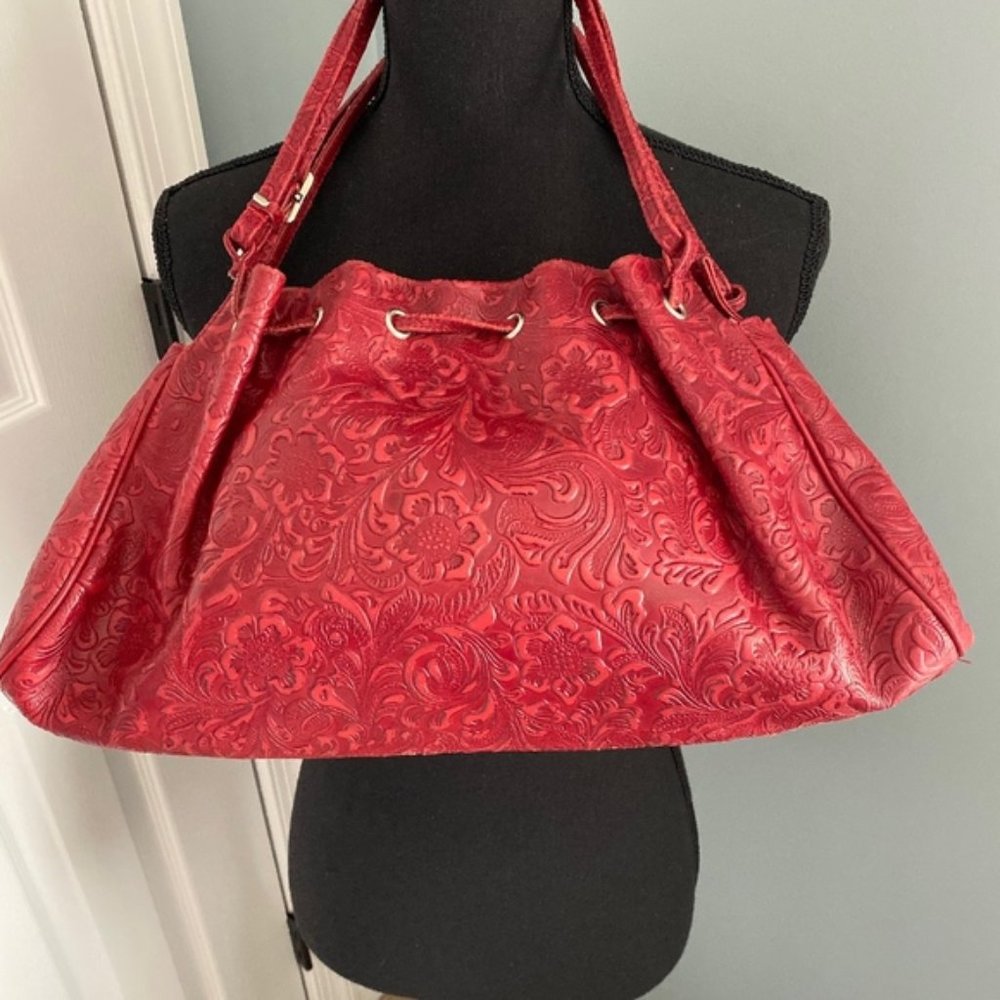 Focus Paris Made in France Tooled Leather Purse